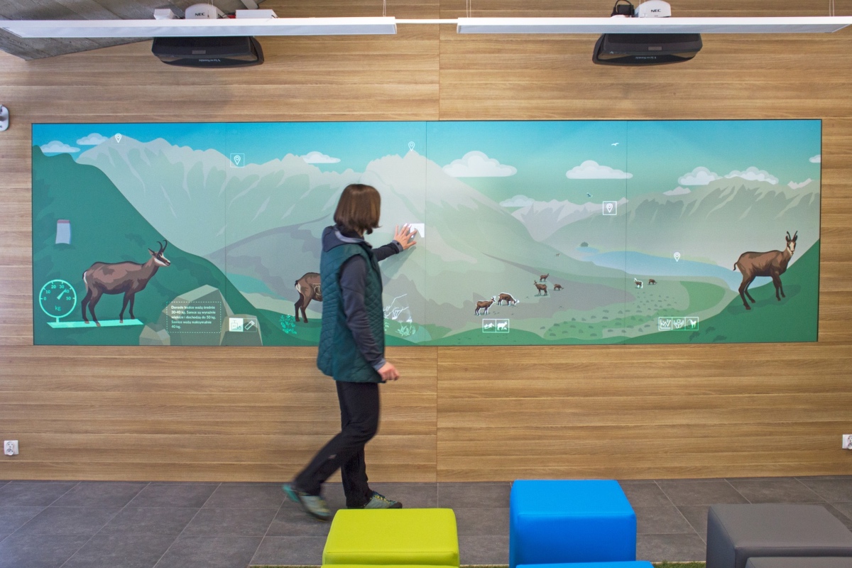 Sala odkryć w Centrum Edukacji Przyrodniczej
