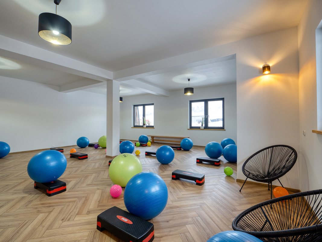 Pokoje u Hanusi sala rekreacyjna