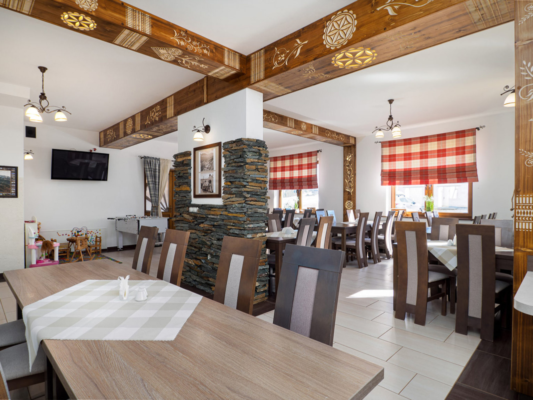 Pokoje u Hanusi jadalnia